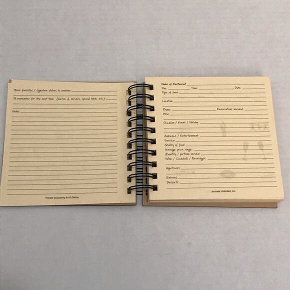 Disney Epcot food and Wine Eating Out Journal - Picture 5 of 7